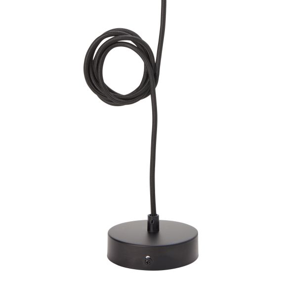 Girard Sudron PACK SUSPENSION BÉTON GRIS+CÂBLE 2M TEXT.+PAVILLON ACIER NOIR 187557