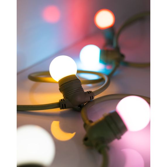 Girard Sudron PARIS GUINGUETTE - GUIRLANDE LUMINEUSE EXTÉRIEURE VERTE 5M 5 DOUILLES E27