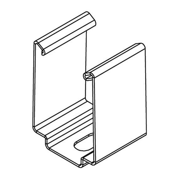girard sudron PATTE DE FIXATION POUR PROFILE ALUMINIUM 14X14