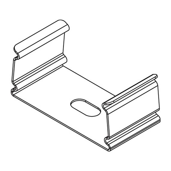 girard sudron PATTE DE FIXATION POUR PROFILE ALUMINIUM 23.5X10