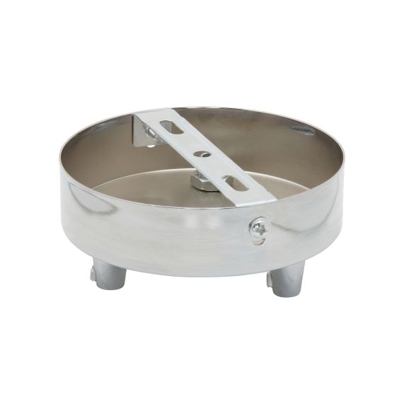 Girard Sudron Pavillon Acier Chrome 3 Sorties Steely 100x25mm