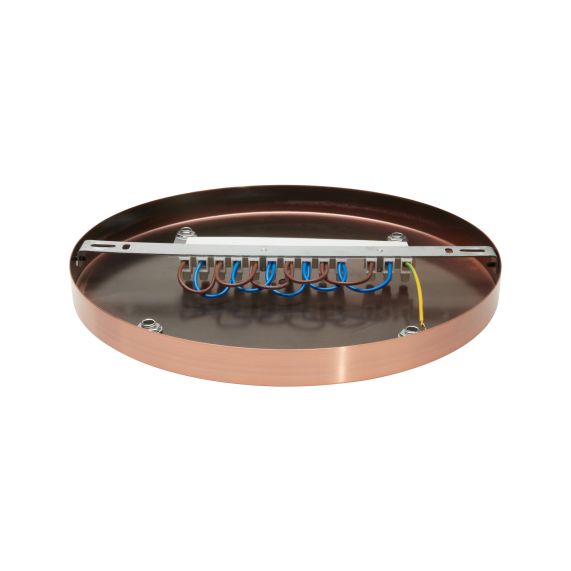 Girard Sudron Pavillon Acier Cuivre 5 Sorties Steely 300x25mm