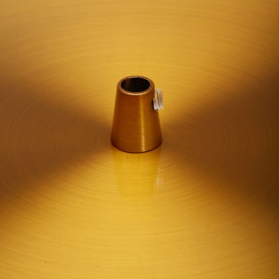 Girard Sudron Pavillon Acier Dore 5 Sorties Steely 300x25mm