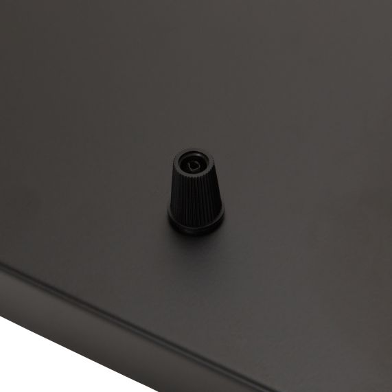 Girard Sudron Pavillon Acier Noir Rectangulaire 7 Sorties Lica 900x200x25mm