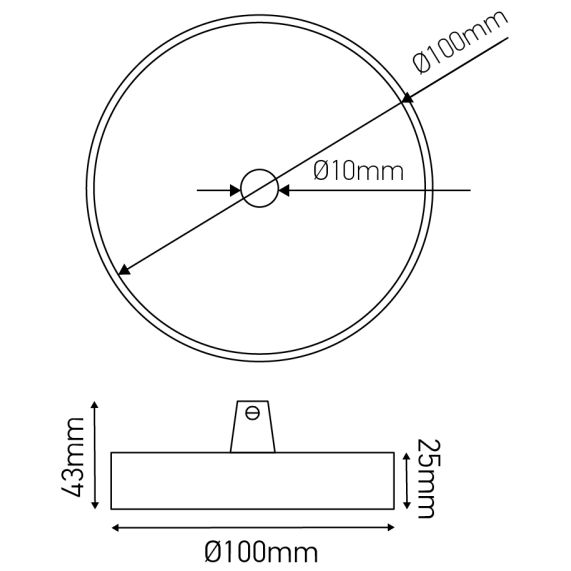 Girard Sudron Pavillon Acier Rose Poudre 1 Sortie Steely 100x25mm