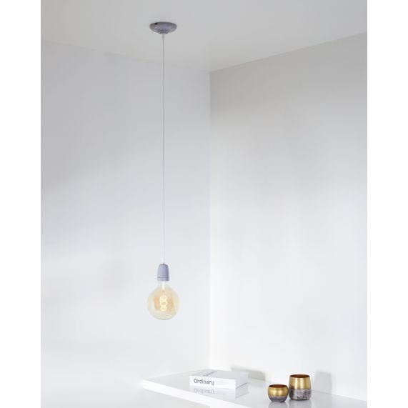 Girard Sudron Pavillon Ceramique Gris 1 Sortie Porcelaine 100x30mm