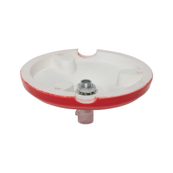 Girard Sudron Pavillon Ceramique Rouge 1 Sortie Porcelaine 100x30mm