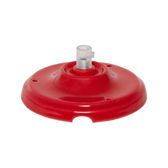 girard sudron Pavillon ceramique rouge 1 sortie Porcelaine 100x30mm