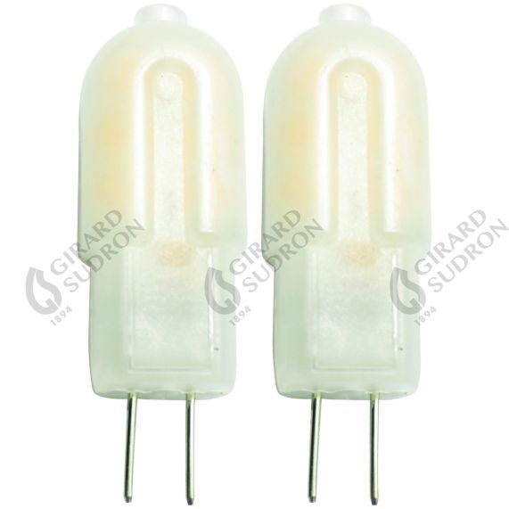 girard sudron Pepite G4 Opaline 1 5W 115lm 4000K Blister de 2 ampoules