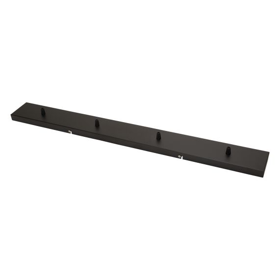 girard sudron Plafonnier rectangulaire 4 Sorties 900mm Noir