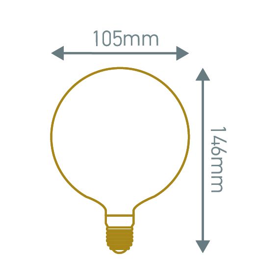 Girard Sudron Plate G107 E27 Opaline 6W 600lm 2700K Dim
