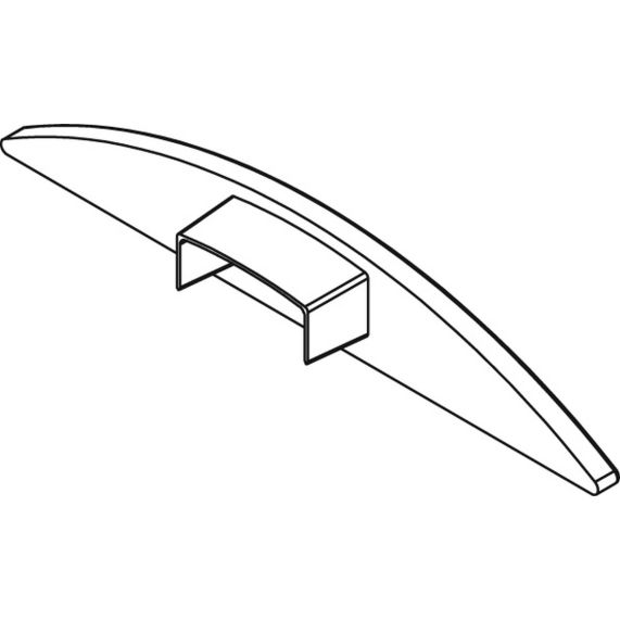 Girard Sudron PROFILE ALUMINIUM 52.3X8.4 AVEC REBORD CLAIR