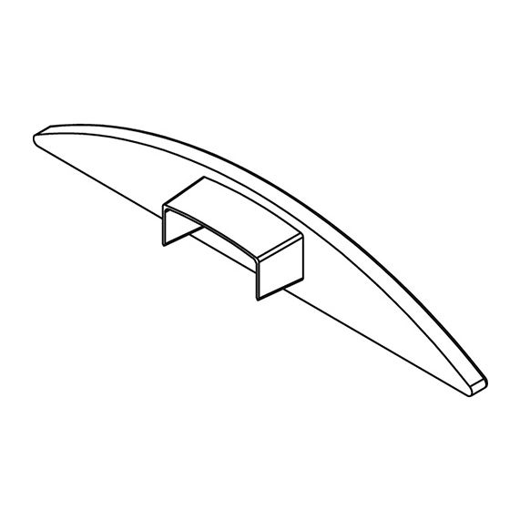 girard sudron PROFILE ALUMINIUM 52.3X8.4 AVEC REBORD CLAIR