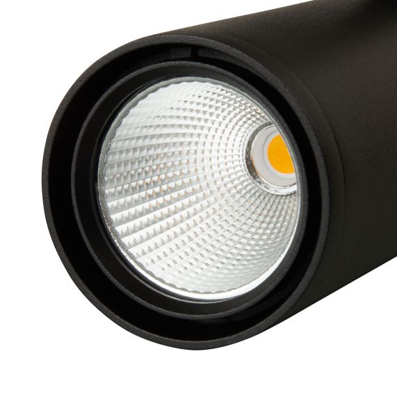 Girard Sudron Projecteur Led Sur Rail Noir Mimas 14W IP20 1200lm 3000K 65x215mm 129>350mA