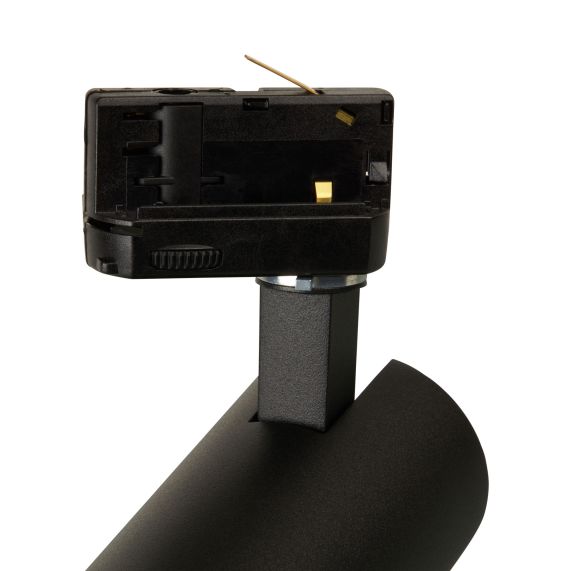 Girard Sudron Projecteur Led Sur Rail Noir Mimas 14W IP20 1200lm 3000K 65x215mm 129>350mA