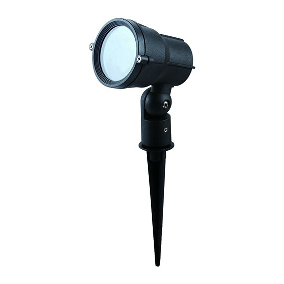 girard sudron Projecteur sur piquet GU10 noir a equiper Cauda 35W max IP65 85x110x350mm