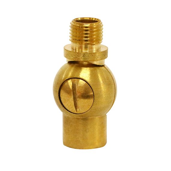 girard sudron Rotule laiton reglable par vis m/f 10x1 D19x23mm