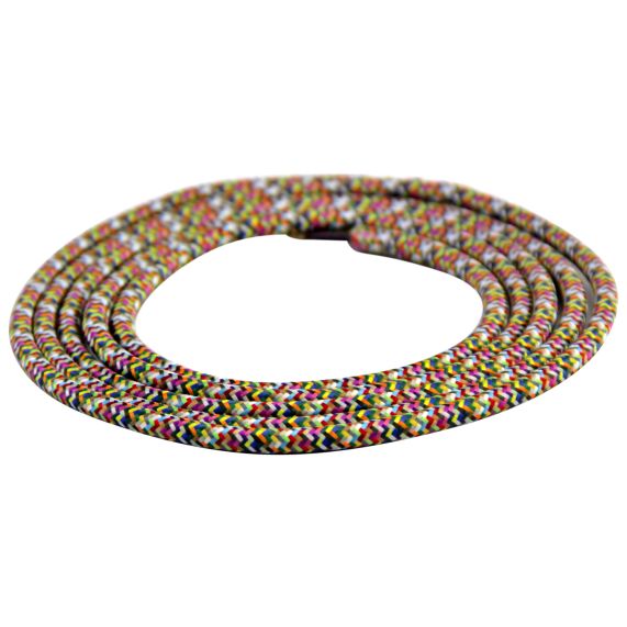 Girard Sudron SCable Rond Multicolors Textile 2x0 75mm² Double Iso 2m