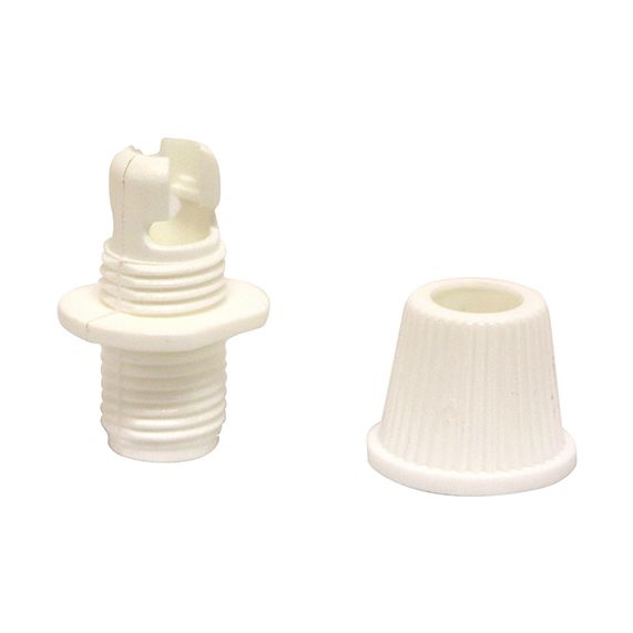 girard sudron Serre cable blanc double male 10x1 av capuchon