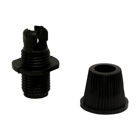 girard sudron Serre cable noir double male 10x1 av capuchon