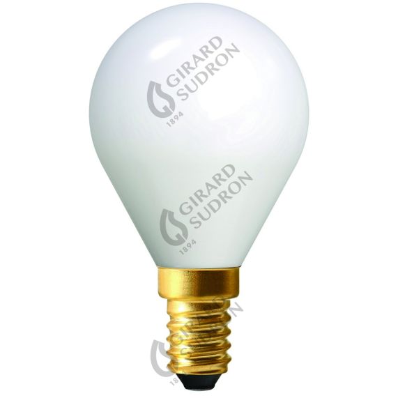 girard sudron Spherique G45 E14 Blanc Opaline 4W 420lm 4000K Blister
