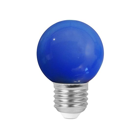 girard sudron Spherique G45 E27 Bleu Guinguette 1W Bleu Blister