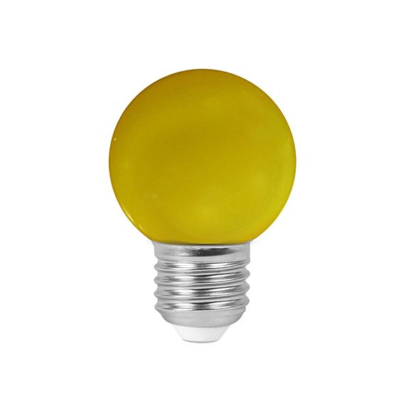 girard sudron Spherique G45 E27 Jaune Guinguette 1W Jaune Blister