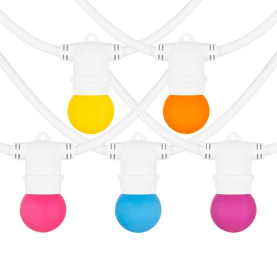 girard sudron Spherique G45 E27 Pop Guinguette 1W Pack de 5 ampoules