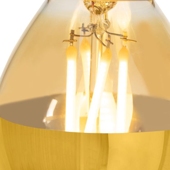 Girard Sudron SPHÉRIQUE G45 FILAMENT LED CALOTTE DORÉE 4W E14 2700K 300LM DIM