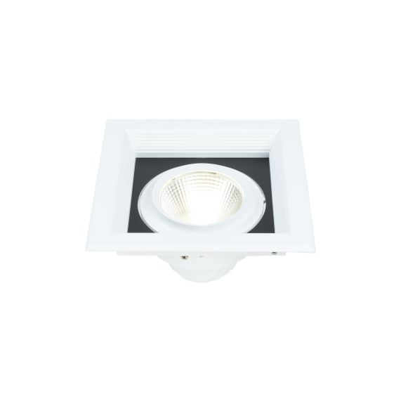 Girard Sudron Spot Led Blanc Encastre Jay 30W 220-240V 2700lm 4000K 200x200x107mm