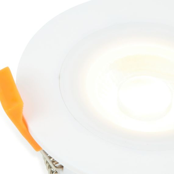 Girard Sudron Spot Led Blanc Fixe Adrian 5W 220-240V IP65 550lm 3000K Dim 87x57mm 30mA