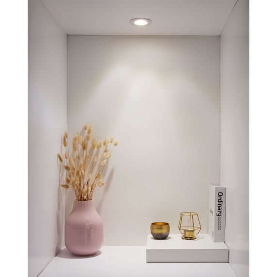 Girard Sudron Spot Led Blanc Orientable Adrian 6W 220-240V IP65 600lm 4000K Dim 87x57mm