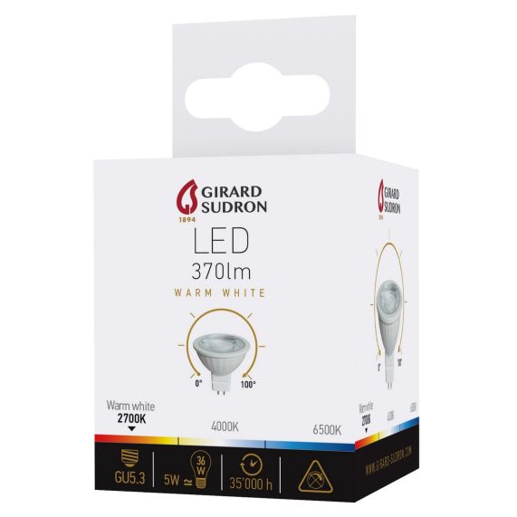 Girard Sudron SPOT LED GU5.3 5W 2700K 400LM 36° DIMMABLE