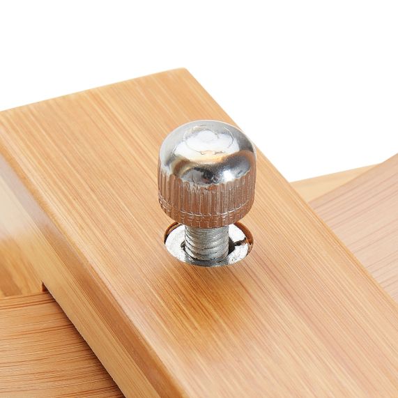 Girard Sudron SUPPORT BAMBOU INCURVÉ E27 25*10*31CM+CABLE TEXTILE 1 5M AVEC SWITCH