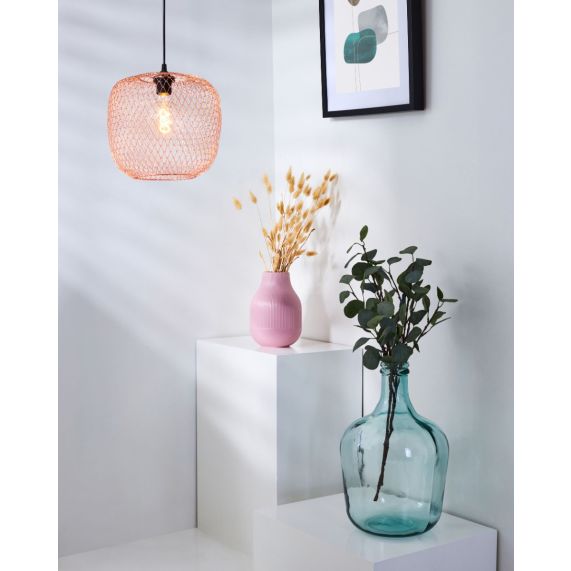 Girard Sudron Suspension Abat-jour Metal E27 Cuivre Colombe IP20