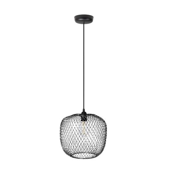 Girard Sudron Suspension Abat-jour Metal E27 Noir Colombe IP20