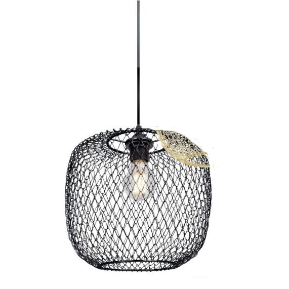 girard sudron Suspension abat-jour metal E27 noir Colombe IP20