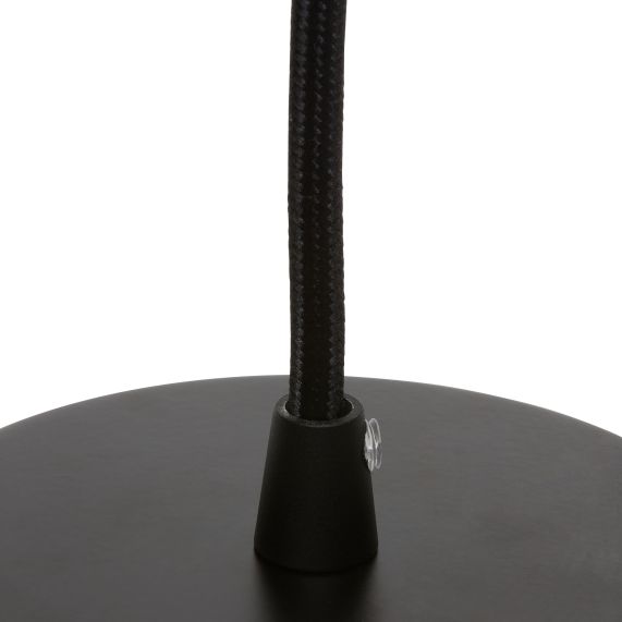 Girard Sudron Suspension E40 Noir IP20 Cable Textile Noir 2m