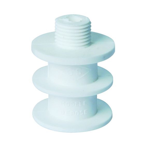 girard sudron Talon polyethylene blanc male 10x1 H23mm