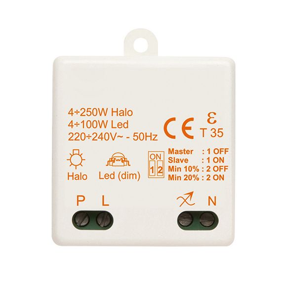 girard sudron Variateur led a encastrer pour bouton poussoir 4/100W