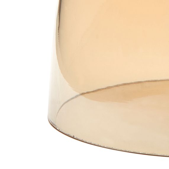 Girard Sudron Verrerie Ambree Pour Griffe D57 D140 H160mm