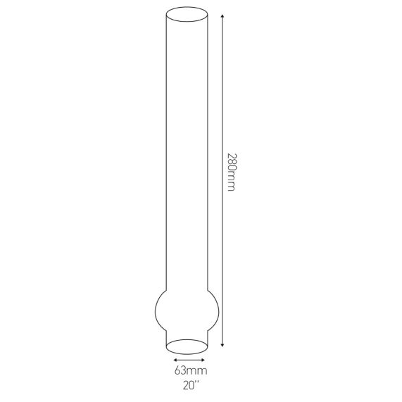 Girard Sudron Verrerie Clair Pour Lampes A Petrole Meche De 20 Lignes Matador D63x280mm