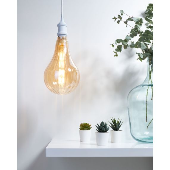 Girard Sudron Verrerie Geante E27 Ambrée Composite Verrerie à équiper