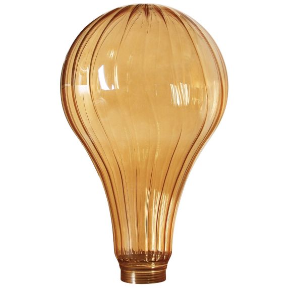 Girard Sudron Verrerie Geante E27 Ambrée Composite Verrerie à équiper