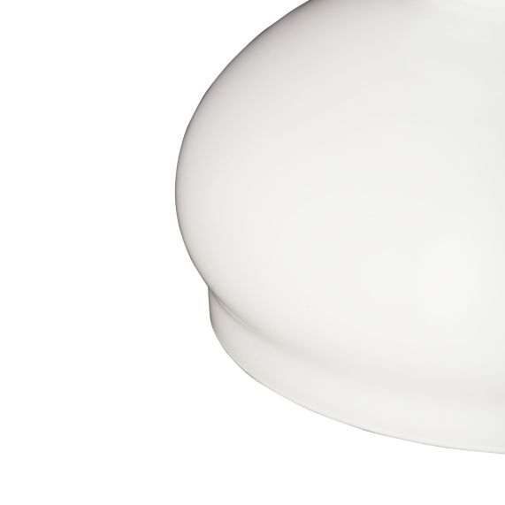 Girard Sudron Verrerie Opaline Abat-jour Triplex Vesta D144x120mm