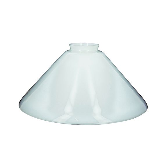 girard sudron Verrerie opaline reflecteur conique pour griffe D57mm D230x112mm