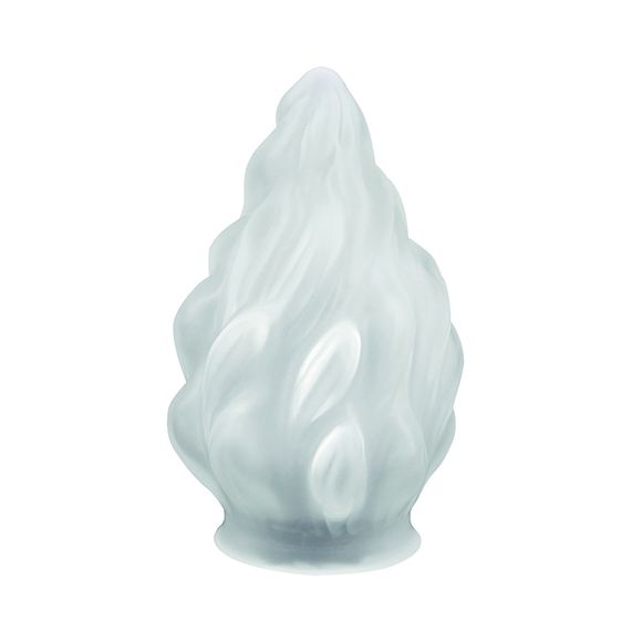 girard sudron Verrerie satine flamme pour griffe D57mm Empire D90x125mm