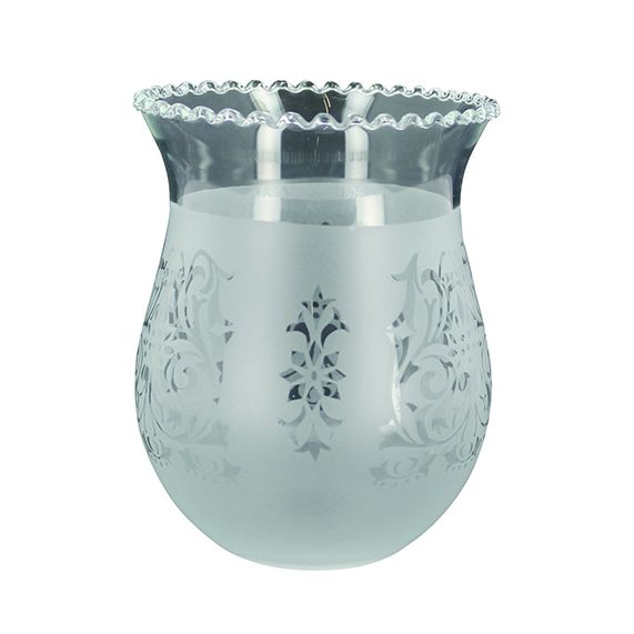 girard sudron Verrerie satine tulipe grave ouv col D28mm D90x115mm