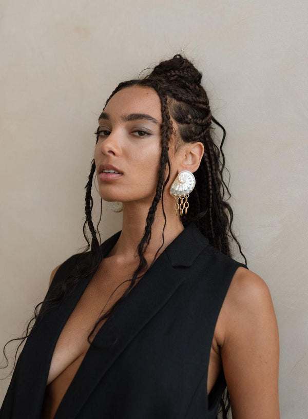Gisèl B Boucles D'oreilles Asymétrique Harper