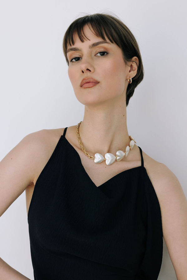 Gisèl B Choker Bi-matière Judith